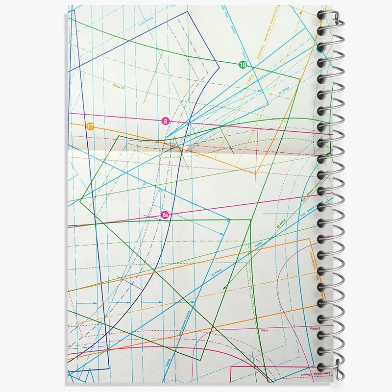 دفتر لیست خرید 50 برگ خندالو طرح الگو خیاطی کد F1525