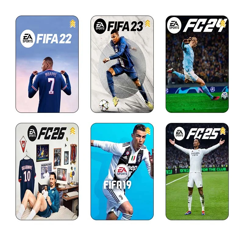 استیکر کارت مدل سام نگار طرح فیفا FIFA کد SP1498 مجموعه 6 عددی