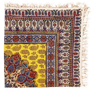 رومیزی قلمکار مدل ترنج 2