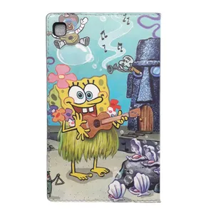 کیف کلاسوری طرح باب اسفنجی کد TB362 مناسب برای تبلت سامسونگ Galaxy Tab A 8.0 2019 T290 / T295