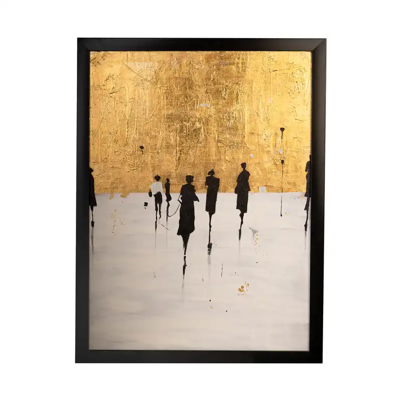 تابلو نقاشی ورق طلا کد 10