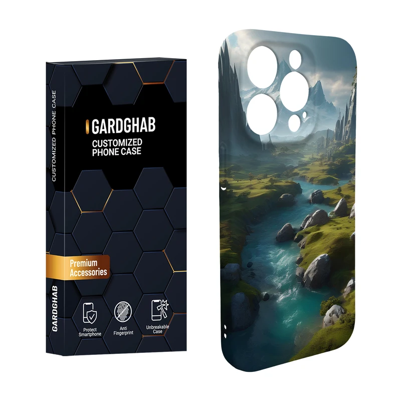 کاور گارد قاب مدل هنری مناسب برای گوشی موبایل اپل iPhone 15 Promax