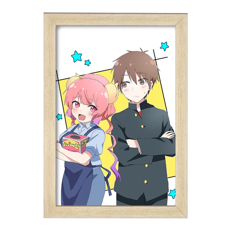 تابلو خندالو مدل ایلولو و آیدا انیمه اژدهای خدمتکار کوبایاشی کد 36297