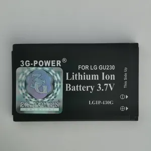  باتری موبایل مدل 430G با ظرفیت 1000 میلی آمپر مناسب برای گوشی موبایل ال جی GU230