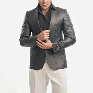 کت چرم مردانه مدل راشا 1-1