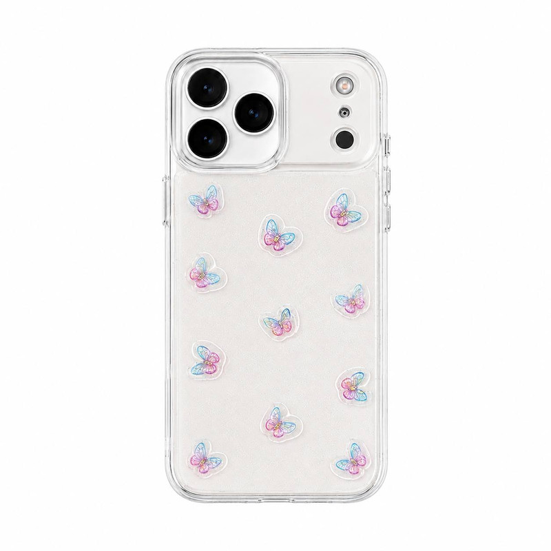 کاور هایکول مدل پروانه هولوگرام مناسب برای گوشی موبایل اپل iphone 18 pro max