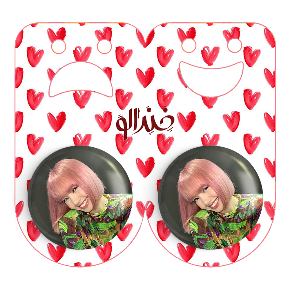 پیکسل خندالو مدل لیسا بلک پینک کد 14334 به همراه مگنت