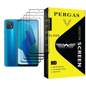 Waily Nice Pergas Glass MIX004 Screen Protector For Oppo A16K Pack Of 4