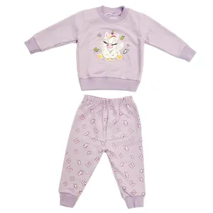 ست سویشرت و شلوار دخترانه مدل dz 3035