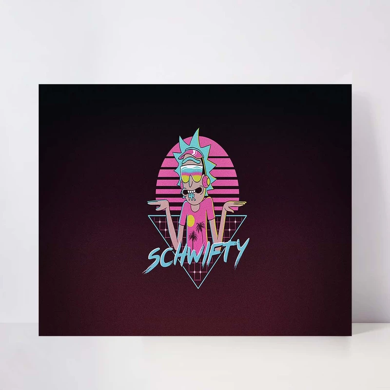 تابلو شاسی مدل rick and morty  کد S-15027