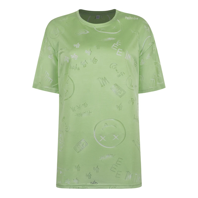 تی شرت آستین کوتاه زنانه مدل G-emoji