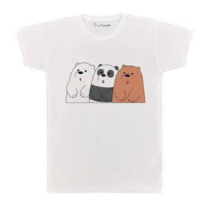 تی شرت بچگانه پرمانه طرح خرس های کله فندقی کد pmt.5615
