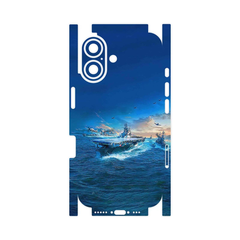 برچسب پوششی ماهوت مدل Warship-FullSkin مناسب برای گوشی موبایل اپل iPhone 16