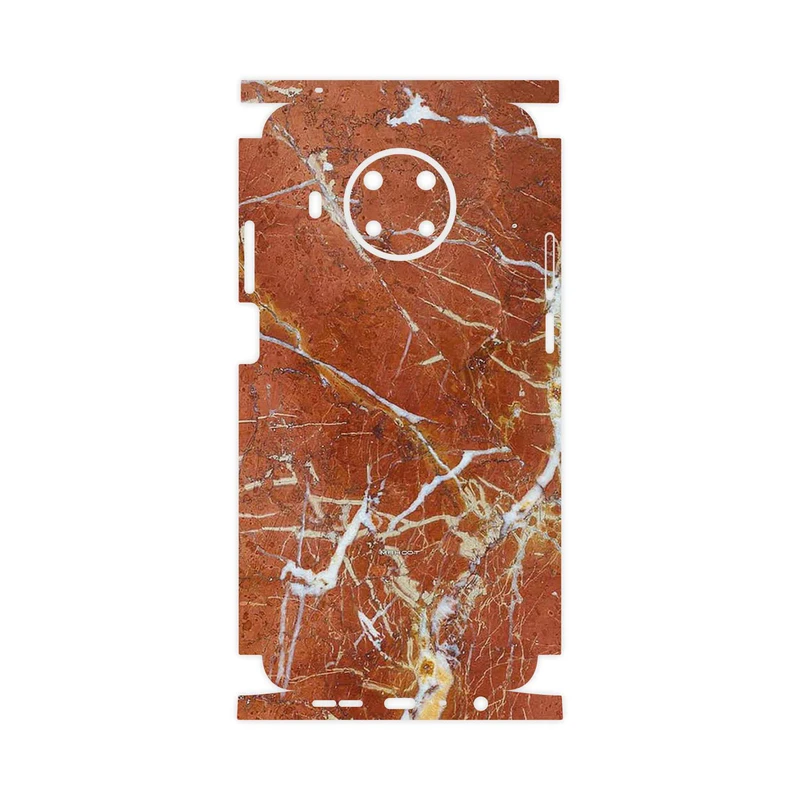 برچسب پوششی ماهوت مدل Red Marble-FullSkin مناسب برای گوشی موبایل نوکیا X20