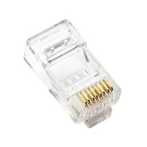 سوکت شبکه Cat6 شانه دار مدل utp
