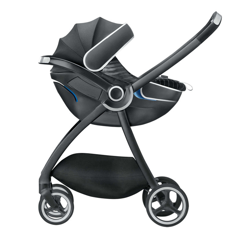 ست کالسکه و کریر جی بی مدل لوکس بلک