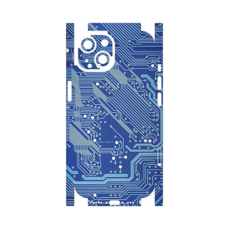 برچسب پوششی ماهوت مدل Blue_Printed_Circuit_Board-FullSkin مناسب برای گوشی موبایل اپل iPhone 15