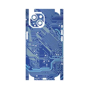 MAHOOT Blue_Printed_Circuit_Board-FullSkin Cover Sticker for Apple iPhone 15