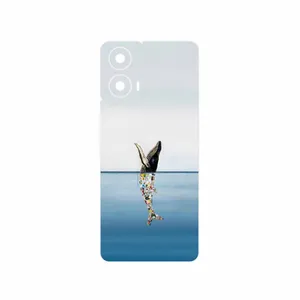 MAHOOT Collage of Sea Trash Cover Sticker for Motorola Moto G24