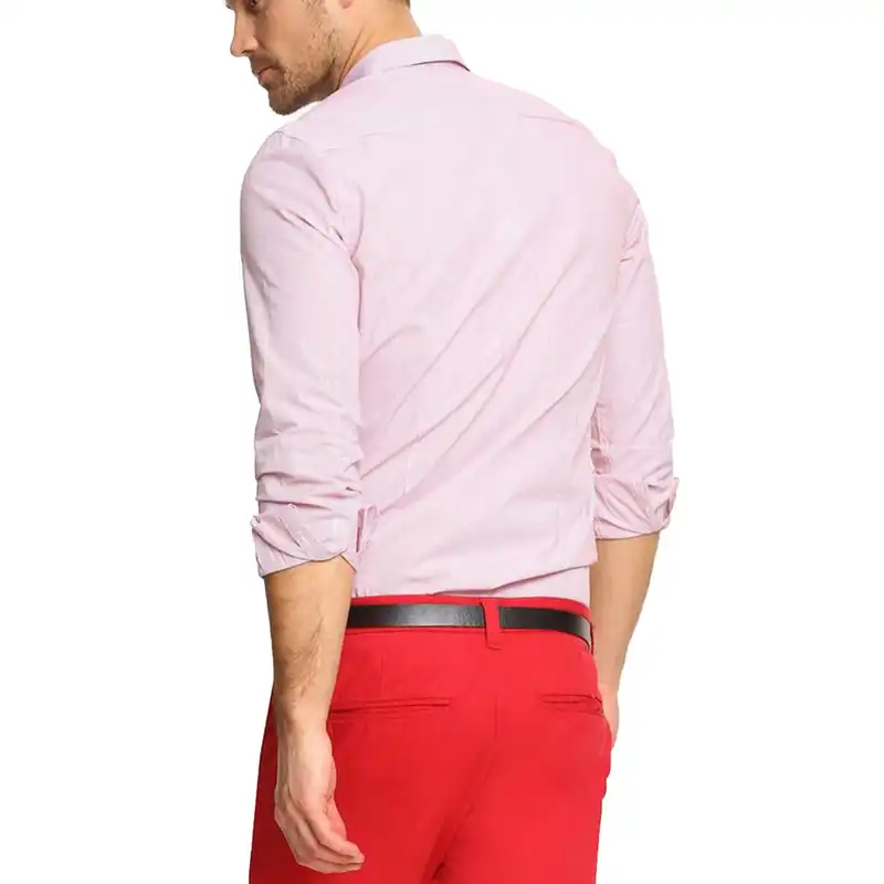پیراهن آستین بلند مردانه تاپ سیکرت مدل SKS089