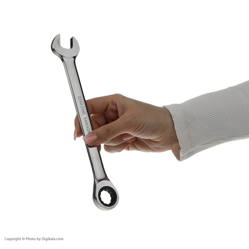 آچار جغجغه ای یک سر تخت جنیوس تولز مدل 768517 سایز 17 میلی متر