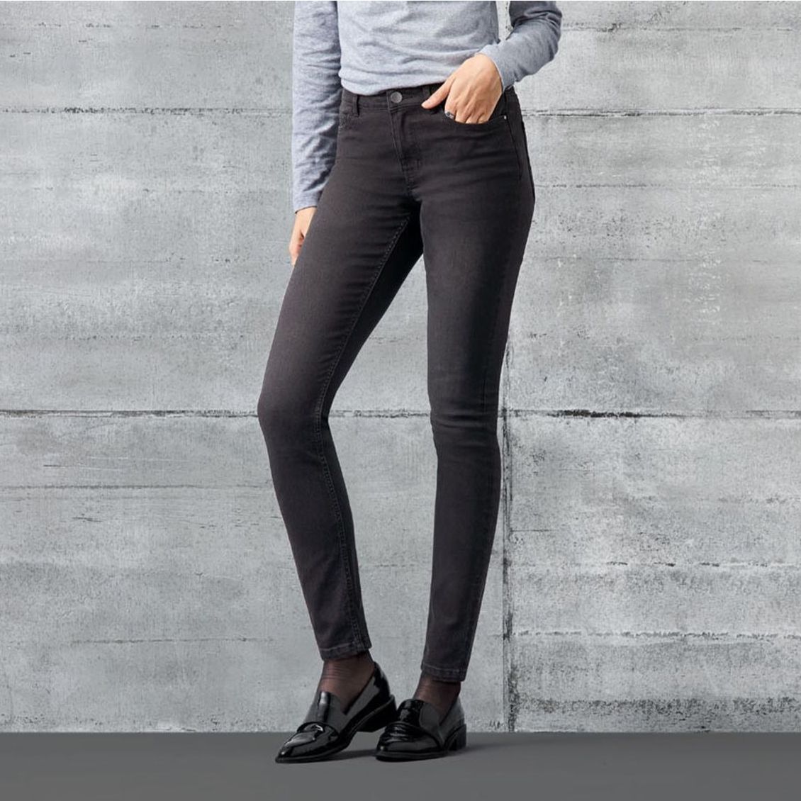 شلوار جین زنانه اسمارا مدل اسکینی فیت کد 14138822 -  - 3