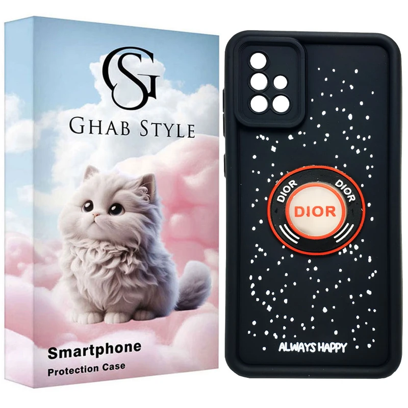 کاور قاب استایل مدل سیلیکونی طرح چراغدار مناسب برای گوشی موبایل سامسونگ Galaxy A71