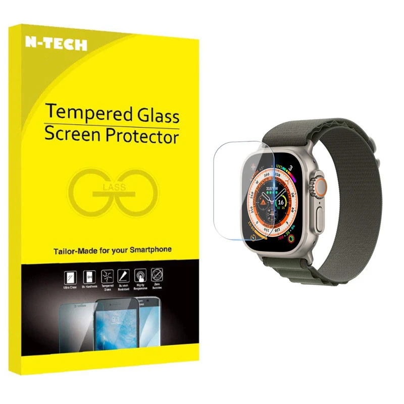 محافظ صفحه نمایش انتک مدل Tempered Protector مناسب برای ساعت هوشمند ویرفیت T800 Ultra / T900 Ultra / HK8 Pro Max / HK9 Ultra 2