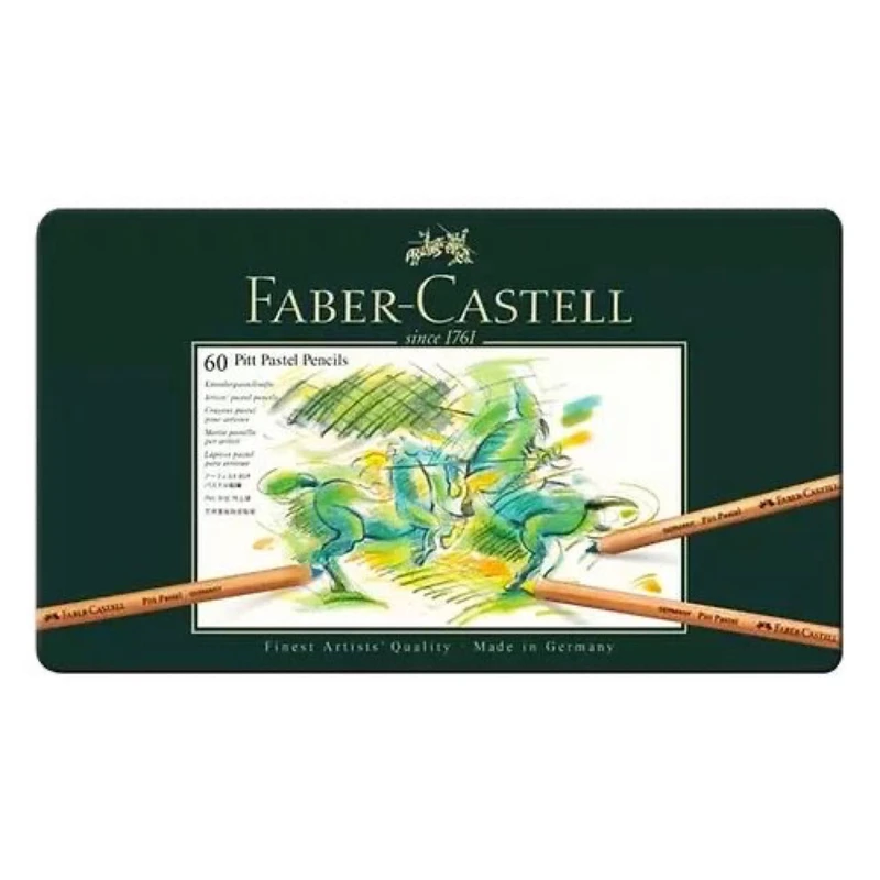 مداد رنگی 60 رنگ فابر کاستل مدل pit pastell