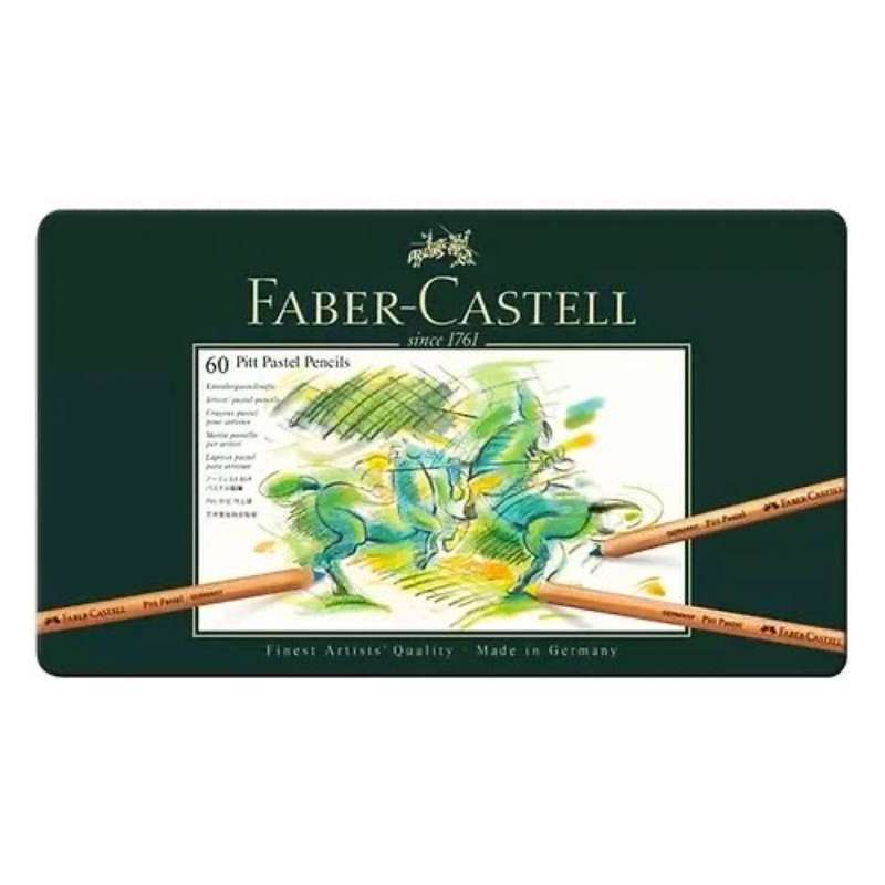 مداد رنگی 60 رنگ فابر کاستل مدل pit pastell