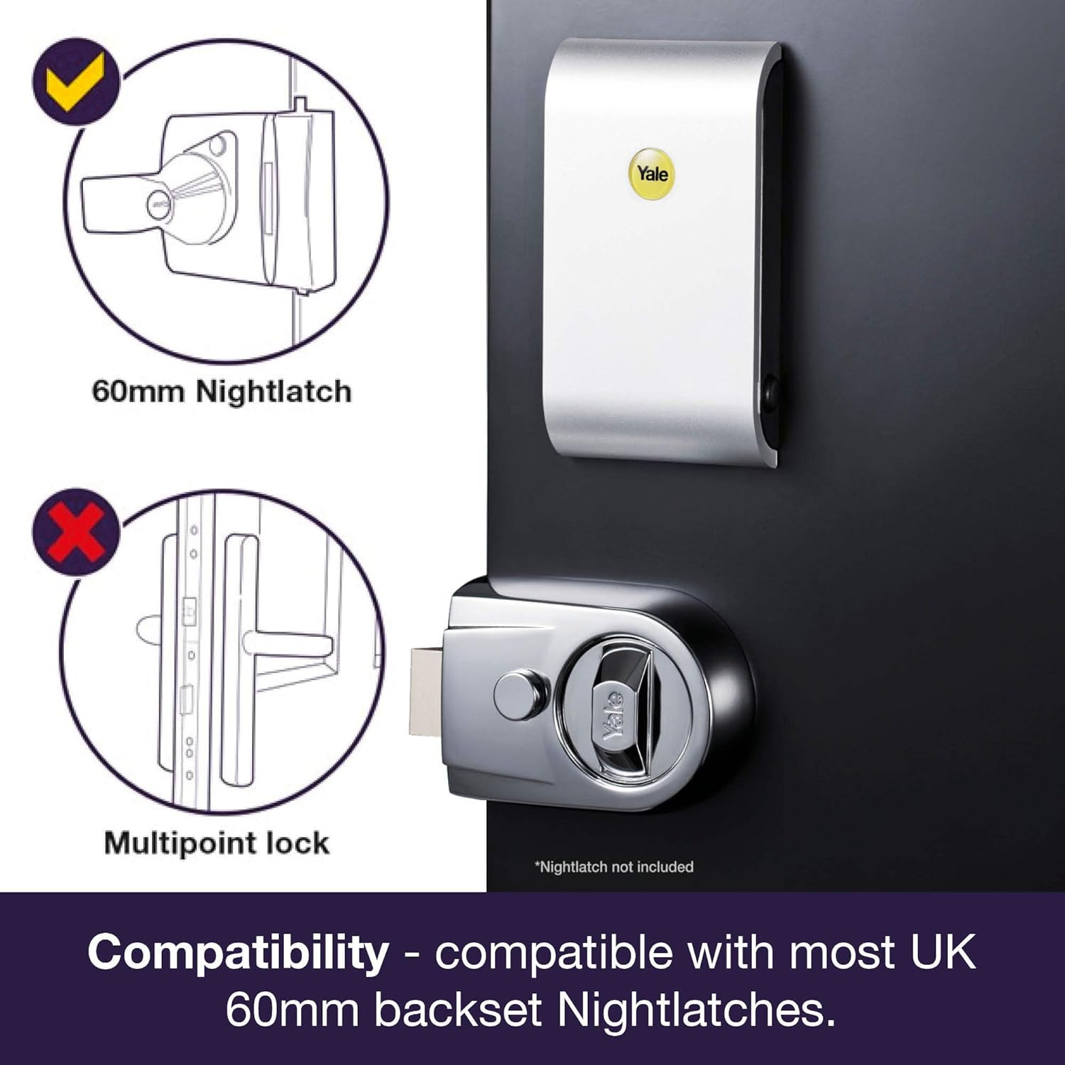 دستگیره هوشمند ییل مدل YD-01-CON-NOMOD-SN دستگیره هوشمند ییل مدل YD-01-CON-NOMOD-SN