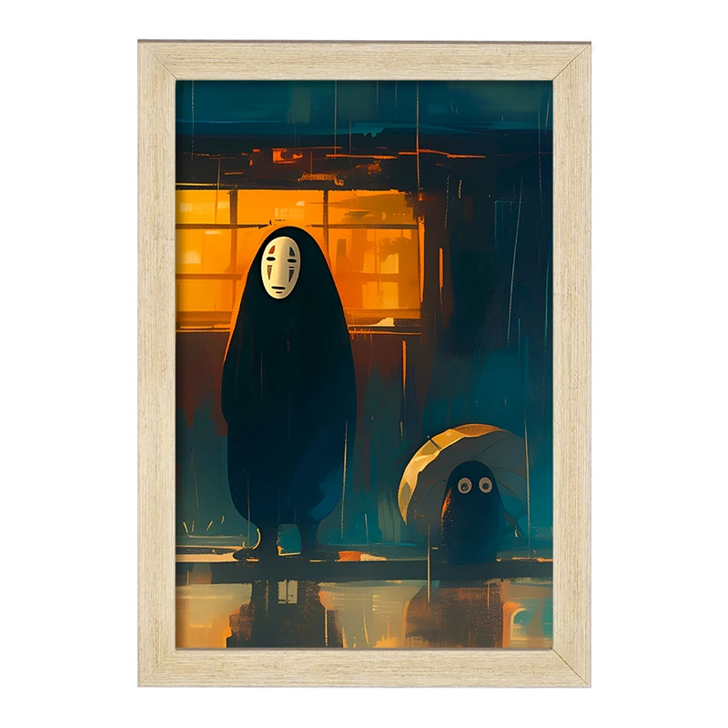 تابلو خندالو مدل انیمه شهر اشباح (Spirited Away) کد F5592