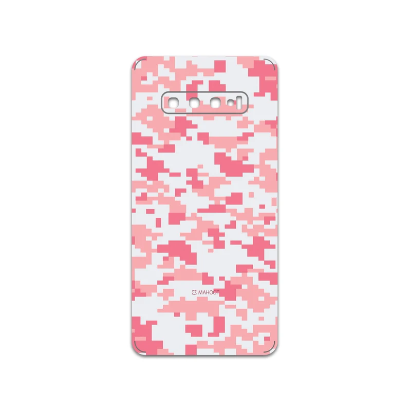 برچسب پوششی ماهوت مدل Army-Pink-pixel مناسب برای گوشی موبایل سامسونگ Galaxy S10 Plus