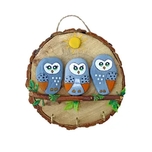 جاکلیدی مدل دیواری طرح جغدهای دانا