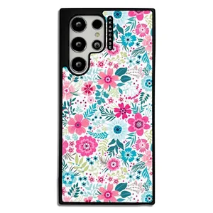 AKAM AMC-WSGS22U-FLOWERS2 Cover For Samsung Galaxy S21 Ultra