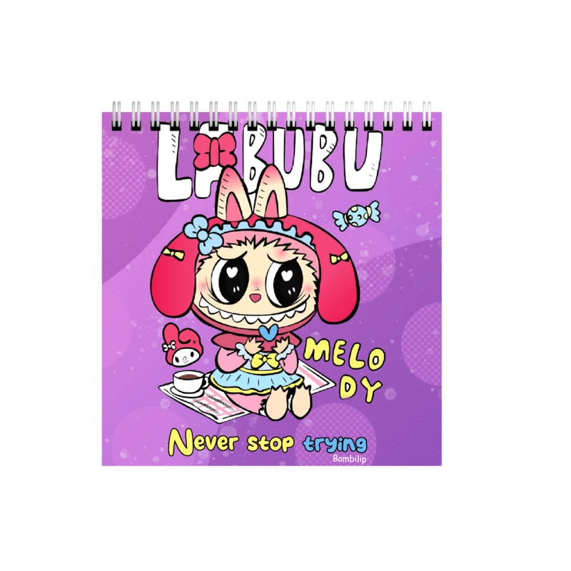 دفتر طراحی 50 برگ طرح لبوبو کد 7812160