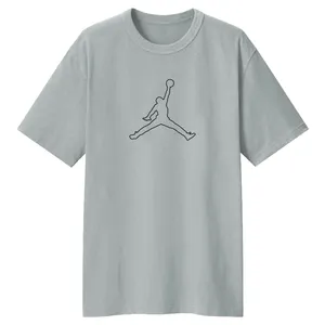 تی شرت لانگ  آستین کوتاه زنانه کد A82  رنگ طوسی