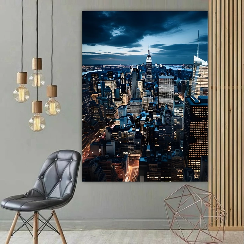 تابلو شاسی طرح شهر مدل اروپایی کد BK2036