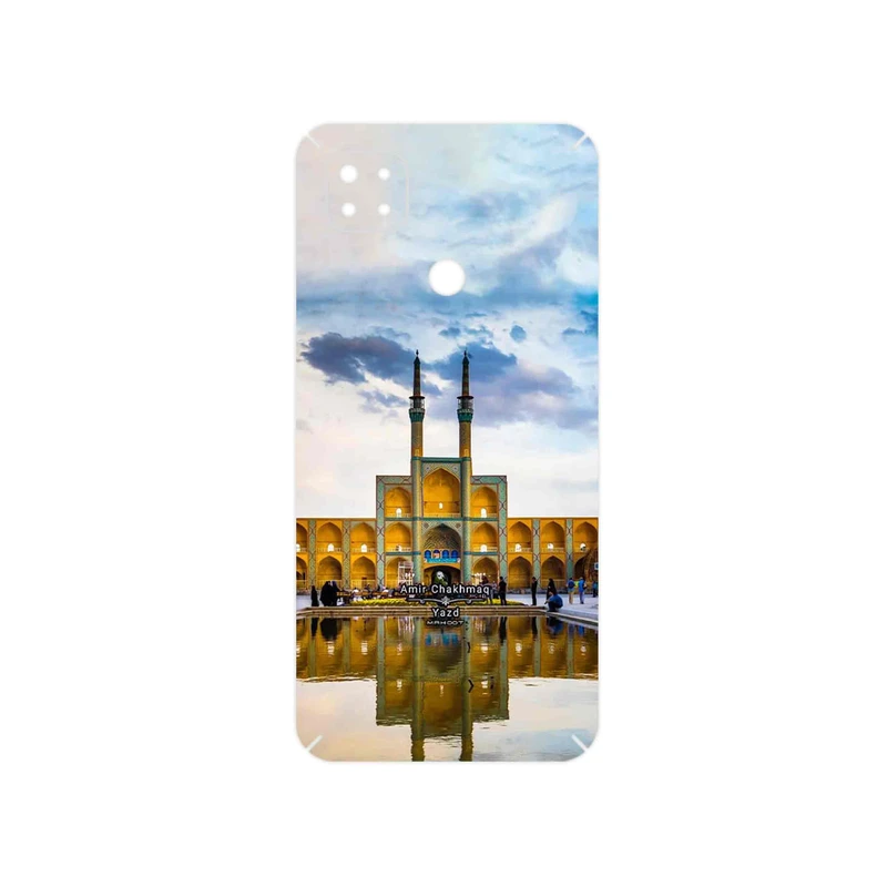 برچسب پوششی ماهوت مدل Amir Chakhmaq Square Yazd مناسب برای گوشی موبایل شیائومی Redmi 9 Activ