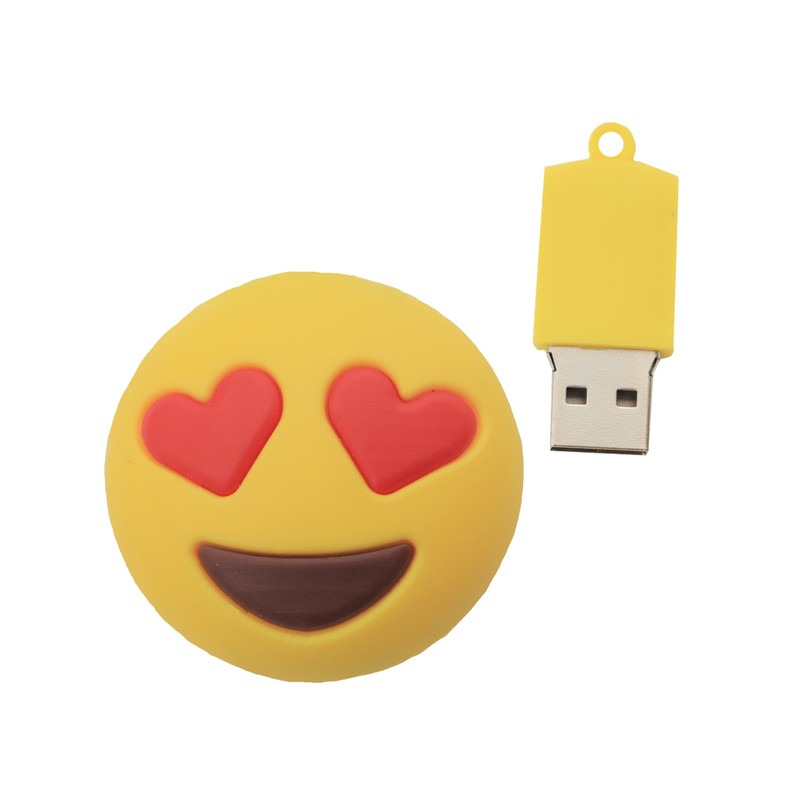 فلش مموری دایا دیتا طرح Heart Emoji مدل PC1082-USB3 ظرفیت 64 گیگابایت