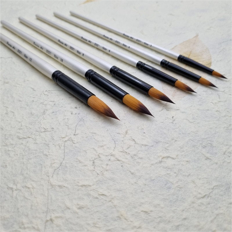 قلم مو گرد پرشین آرت کد 95 مجموعه 6 عددی