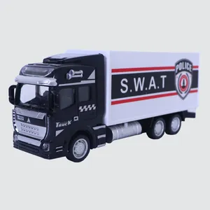 ماشین بازی مدل فلزی کامیون پلیس SWAT