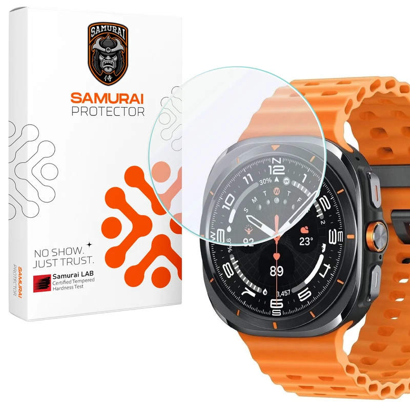 محافظ صفحه نمایش سامورایی مدل Hanzo مناسب برای ساعت هوشمند سامسونگ Galaxy Watch Ultra 47mm