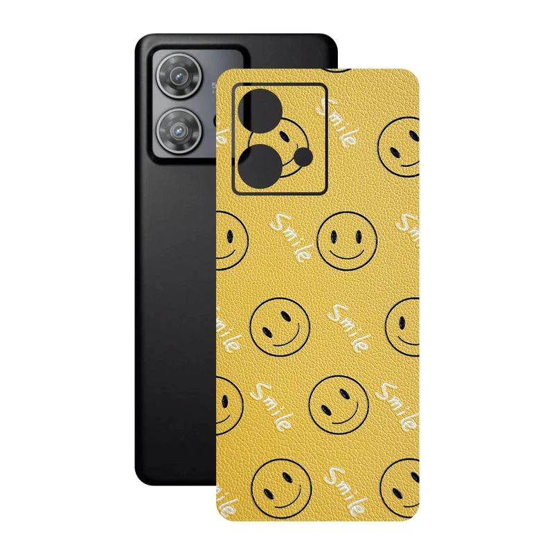 برچسب پوششی ریمکس مدل Leth طرح لبخند مناسب برای گوشی موبایل موتورولا Edge 40 Neo