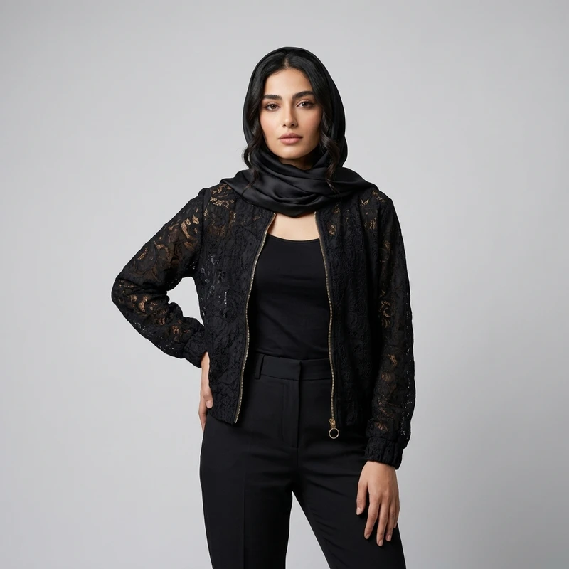 بامبر زنانه مدل رزالین