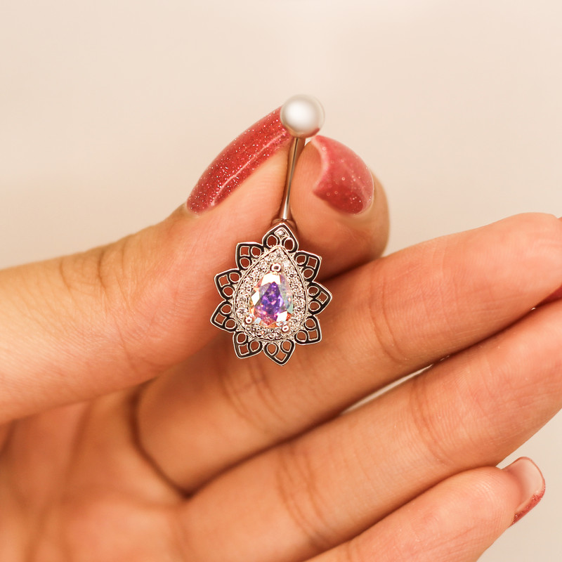 پیرسینگ ناف زنانه پایتخت مدل PS116_A2