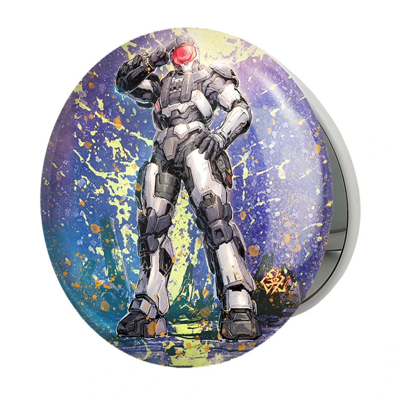 آینه جیبی خندالو طرح بازی هیلو (Halo) مدل تاشو کد 31484