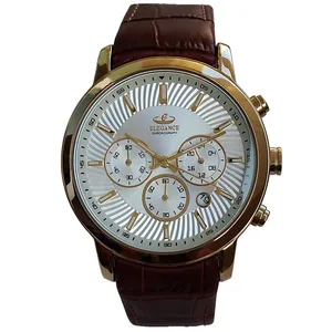 ساعت مچی عقربه‌ای مردانه  الگانس مدل کرنوگراف بندفیکس کد 212 AZ