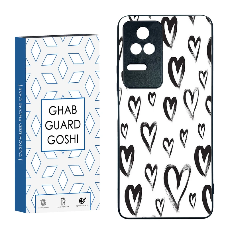 کاور قاب گارد گوشی طرح قلب کد TPU-278 مناسب برای گوشی موبایل شیائومی  Redmi K40S / Poco F4 5G