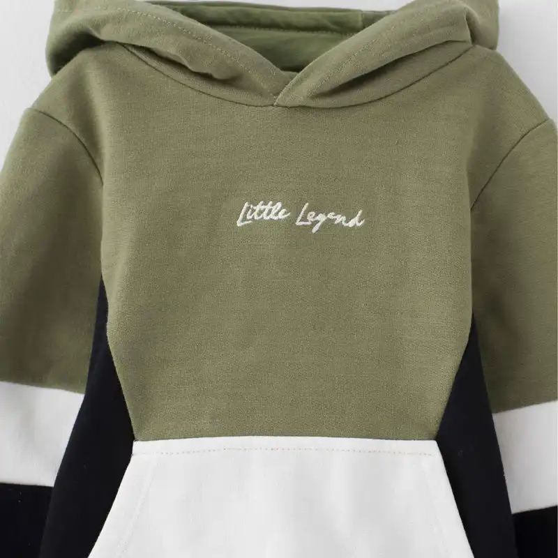 ست هودی و شلوار پسرانه ایندیگو مدل 296047 رنگ سبز